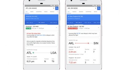 Google Flights يمكنه التنبؤ بتأخير رحلات الطيران