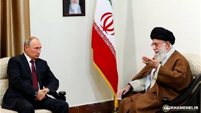 بالفيديو.. بوتين يلتقي روحاني وخامنئي