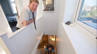 تجربة أول آلة سير بديلة للسلم (فيديو وصور)