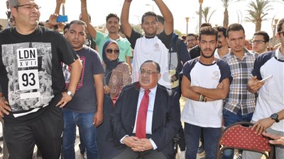 بالصور.. «درام لايت» يشارك بسباق الطريق المركزي بجامعة حلوان