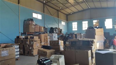 بالصور.. ضبط 82 تاب مجهول المصدر في حملة بدمياط