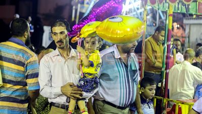 بالصور.. «حارة العيد» سر بهجة الأطفال بعيد الفطر في بورسعيد