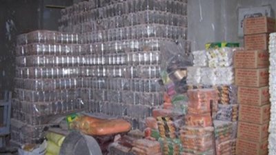 ضبط 700 عبوة زبادي مغشوشه و72عبوة منشط جنسي بالغربية