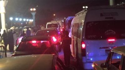 توقف الحركة المرورية أعلى طريق «القاهرة ــ إسكندرية» الزراعي