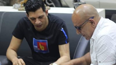 أول صورة للفنان محمد لطفي من كواليس فيلم 