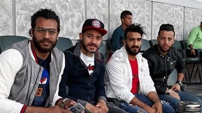 رباعي سموحة يدعم الفريق السكندري من المدرجات