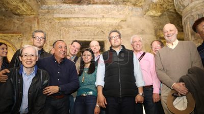 20 صورة ترصد جولة وزيري الآثار والسياحة بآثار بني حسن وتل العمارنة