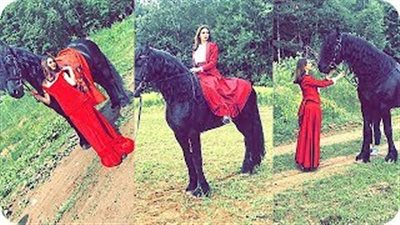 شاهد ماذا فعلت فنانة مغربية بعد خسارة منتخب بلادها في روسيا