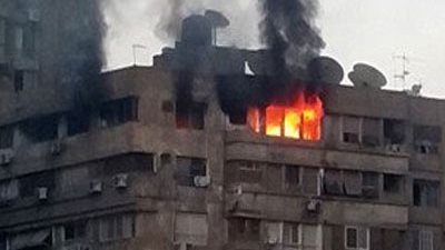 انتداب المعمل الجنائي لبيان سبب حريق شقة بالجيزة