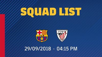 أومتيتي خارج قائمة برشلونة للقاء بلباو بالليجا