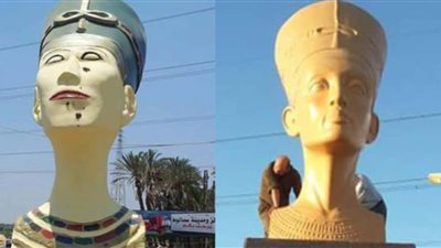 صاحب تمثال «نفرتيتي» يكشف حقيقة الصور المتداولة على السوشيال ميديا
