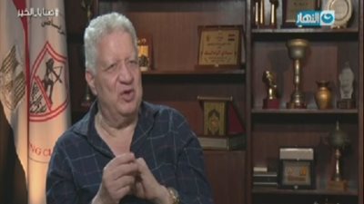 بالفيديو.. لفظ خارج من مرتضى منصور لـ«عمرو أديب» في برنامج صبايا