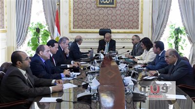 بالصور..شريف إسماعيل يبحث مع وزير الزراعة موقف أراضي الاستثمار الداجني