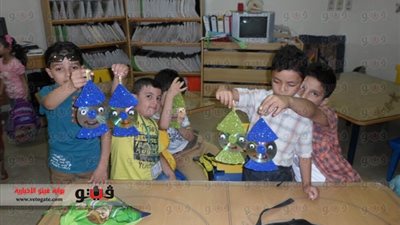 بالصور.. أطفال مكتبة دمنهور يحتفلون بحلول شهر رمضان المبارك