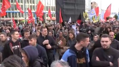 الضيف المنبوذ.. مظاهرات في ألمانيا اعتراضا ضد أردوغان (فيديو)