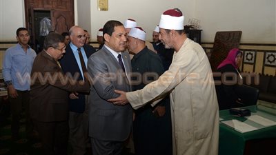 بالصور.. وصول محافظ الغربية لأداء صلاة العيد بالسيد البدوي