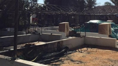 النيابة تطلب تقدير الخسائر الناتجة عن حريق مقهى بالعياط