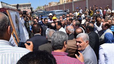 بالفيديو والصور.. وزير الإسكان والشعراوي يفتتحان توسعات مياه جمصة