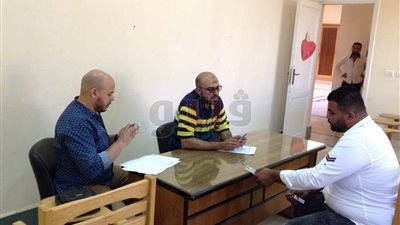 بالصور.. عقد المقابلات الشخصية للمتقدمين لوظائف حقل ظهر ببورسعيد