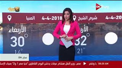 «الأرصاد»: طقس معتدل والعظمى في القاهرة 28 درجة (فيديو)