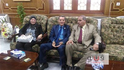 بالصور..عزب ومهجة يهنئان «المحرصاوى» بمنصب رئيس جامعة الأزهر