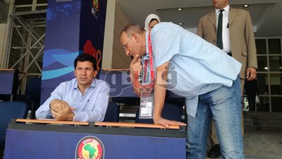 وزير الرياضة يطمئن على الاستعدادات بإستاد القاهرة قبل مباراة المنتخب
