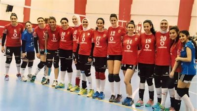 «طائرة سيدات الأهلي» يختتم معسكره المغلق اليوم بالجزيرة