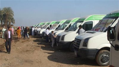 قافلة الأزهر تجري الكشف المجانى على 4700 مريض بالواحات البحرية