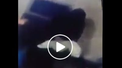 فيديو صادم لامرأة منتقبة تتخلص من طفل رضيع