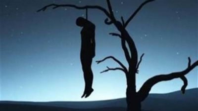 انتحار شاب شنقا أعلى شجرة بكورنيش حلوان بسبب خلافات أسرية