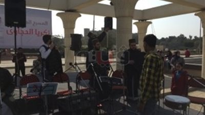 فرقة التواشيح السورية تنهي بروفاتها في معرض الكتاب