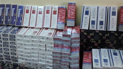 ضبط محاولة تهريب 1100 خرطوشة سجائر مستوردة في بورسعيد