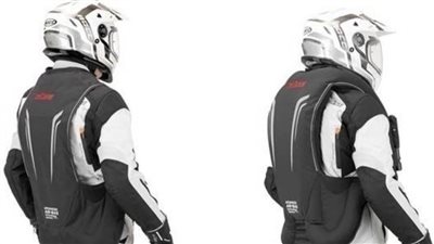 وسادة هوائية ذكية لحماية قائدي الدراجات