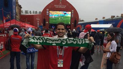 عضو الاتحاد السكندري يساند الفراعنة أمام روسيا