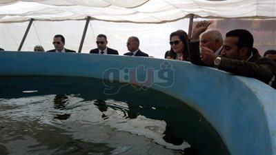 وزيرة التخطيط تزور أول مشروع للاستزراع السمكي بالوادي الجديد (صور)
