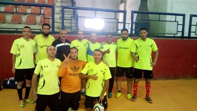 فوز فريق محافظة الجيزة للكرة الخماسية على مصنع 360 الحربي