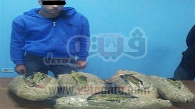 ضبط 10 كيلو بانجو بحوزة عاطل بالإسماعيلية