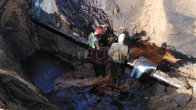 البيئة تواجه تلوثا زيتيا في الطور بسيناء (صور)