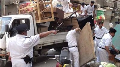 ضبط 290 حالة إشغال طريق في حملة أمنية بالإسكندرية