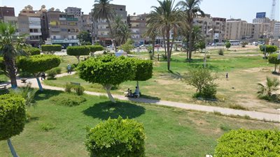 بالصور.. محافظ الإسماعيلية يتفقد حديقة الشيخ زايد