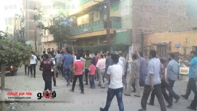 بالصور.. مسيرة لأعضاء الإرهابية بقويسنا