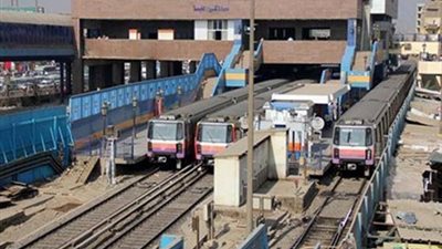 تعطل حركة القطارات على الخط الثاني للمترو