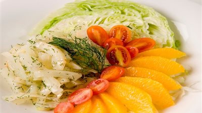 طريقة إعداد سلطة البرتقال بالشمر من غادة التلي