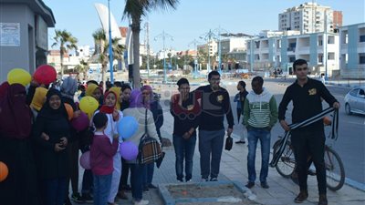 ماراثون خيري لدعم مرضى السرطان بكورنيش مطروح (صور)