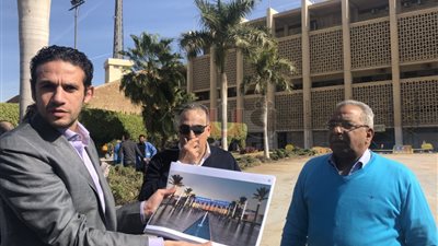 وفد من «الكاف» يزور إستاد القاهرة استعداد لأمم أفريقيا (صور)