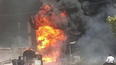 انفجار 3 سواقي نقل القمح بصوامع عرب العوامر في أسيوط