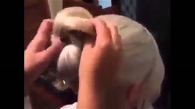 بالفيديو.. أجمل تصفيفة شعر في 16 ثانية