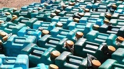 إحباط بيع 4 آلاف لتر بنزين فى السوق السوداء بالطالبية
