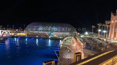 أول صور للمسرح العائم المقام عليه حفل توزيع جوائز الكاف في الغردقة