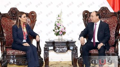سحر نصر تعرض على رئيس وزراء فيتنام فرص الاستثمار بالقناة